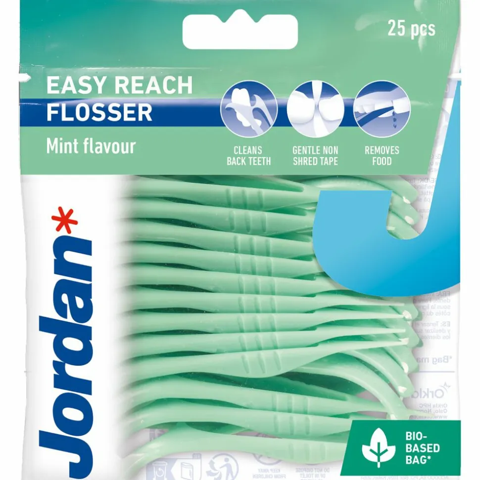 Jordan Flosser Easy Reach 25 stuks