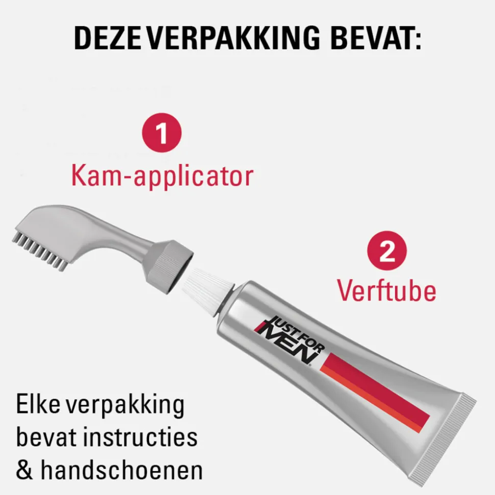 Just for Men Autostop Haarverf Donkerbruin A45 35 gr