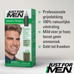 Just for Men Haarkleuring Donkerblond H25 1 set