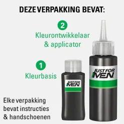 Just for Men Haarkleuring Zwart H55 1 set