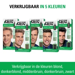 Just for Men Haarkleuring Zwart H55 1 set