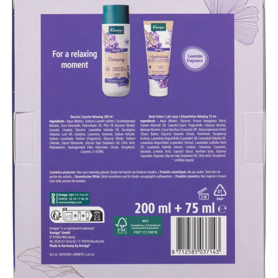 Kneipp Geschenkset Relaxing Moments 1 set