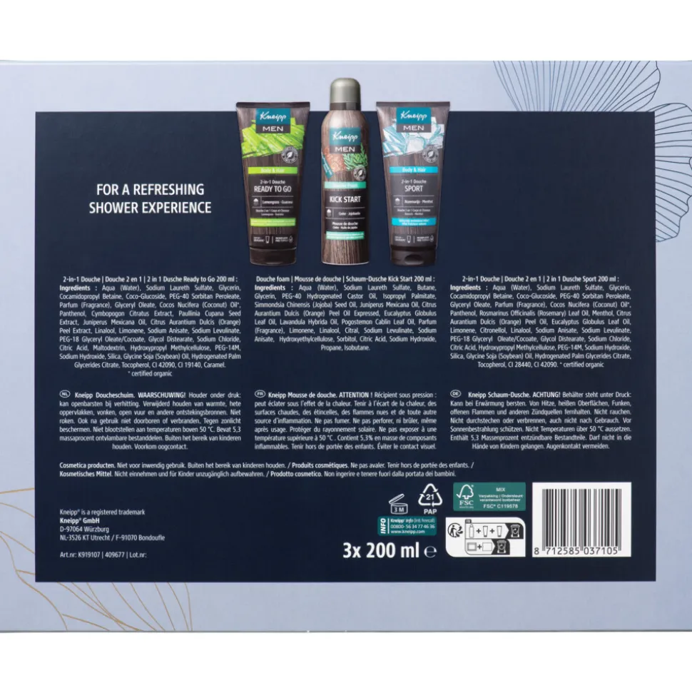 Kneipp Luxe Geschenkset Men Shower 1 set
