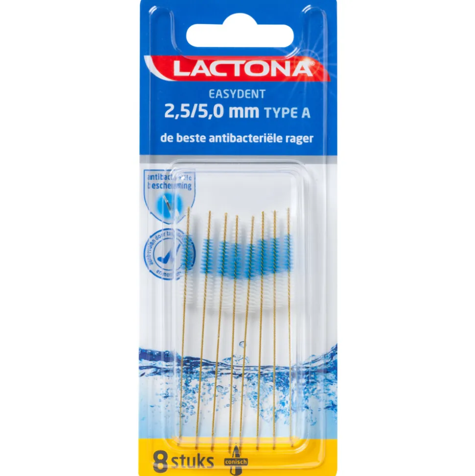 Lactona EasyDent Ragers A Goud Conichs 2.5 - 5 mm 8 stuks