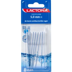 Lactona Ragers Easyclean M Blauw Cilindrisch 5.0 mm 8 stuks