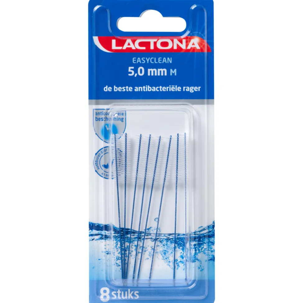 Lactona Ragers Easyclean M Blauw Cilindrisch 5.0 mm 8 stuks