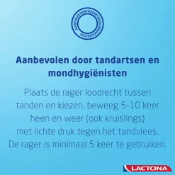 Lactona Ragers Easyclean M Blauw Cilindrisch 5.0 mm 8 stuks