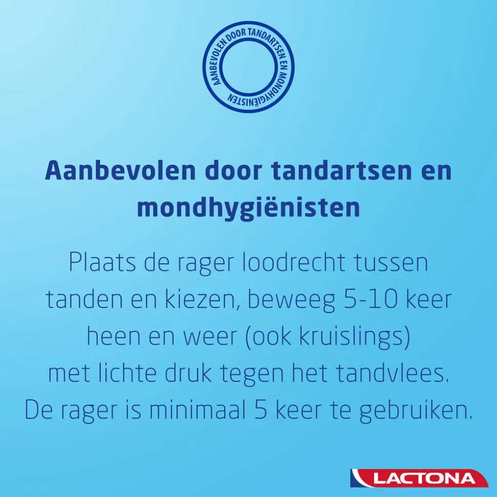 Lactona Ragers Easyclean XXL Rood Cilindrisch 12.0 mm 8 stuks