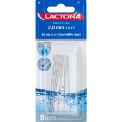 Lactona Ragers Easyclean XXXS Grijs Cilindrisch 2.0 mm 8 stuks