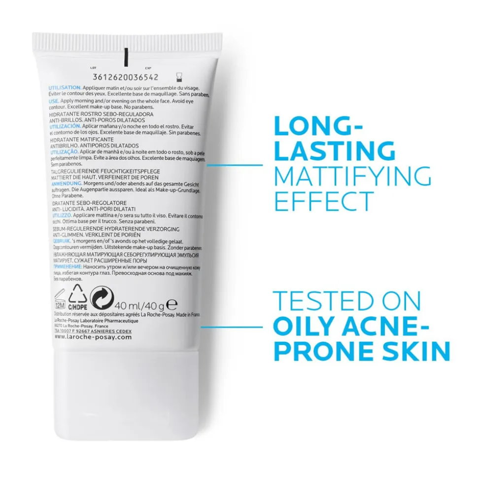 La Roche Posay Effaclar Mat Vochtinbrengende Gezichtscrème 40 ml
