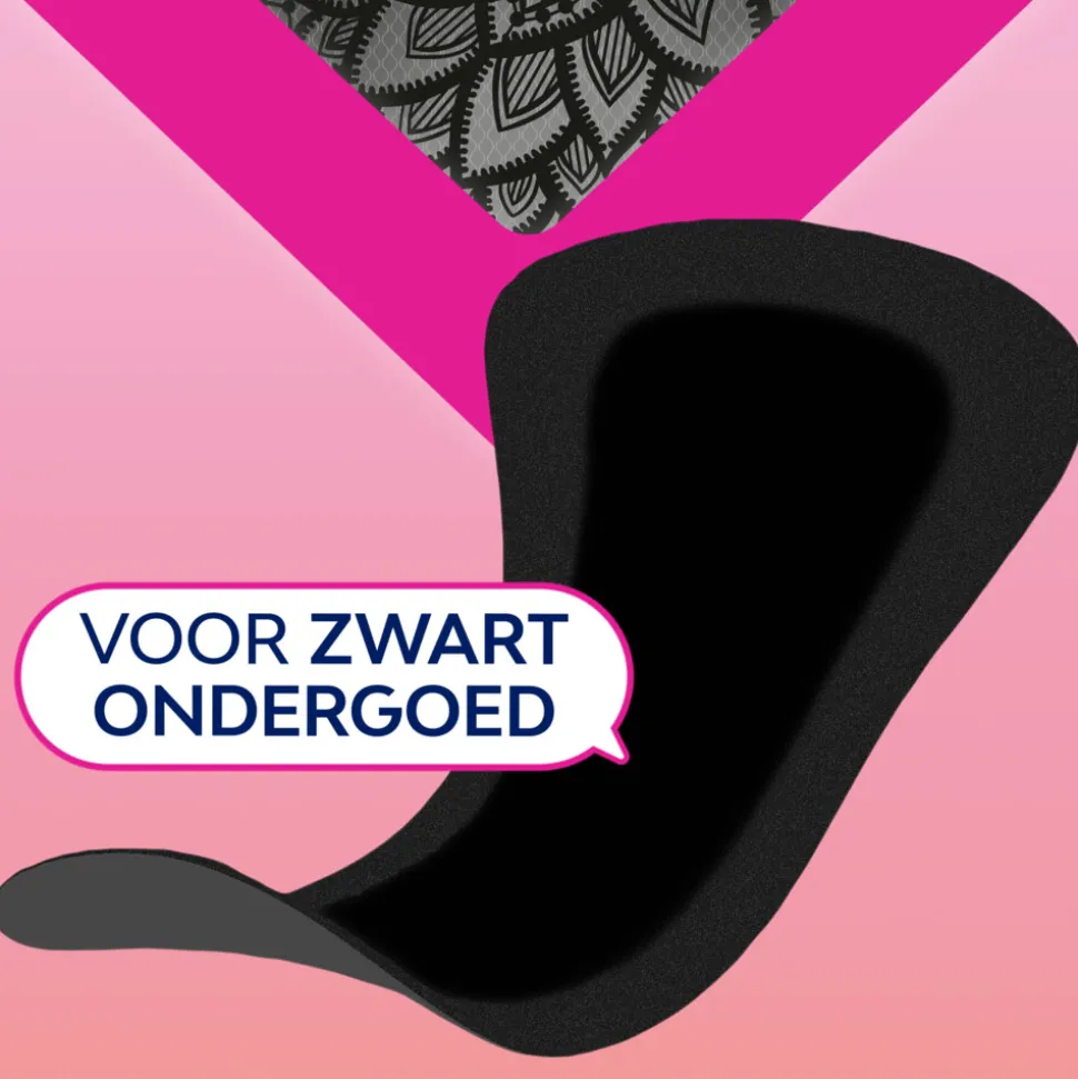 Libresse Inlegkruisjes Zwart 30 stuks