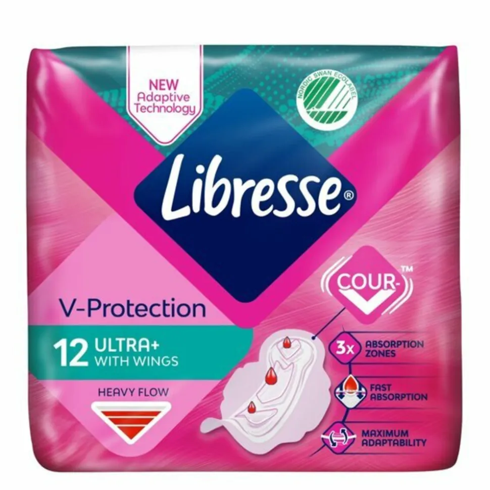 Libresse Maandverband Ultra Thin Long Wings 12 stuks