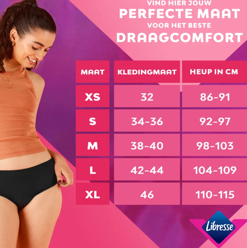 Libresse Menstruatie Ondergoed Wasbaar L