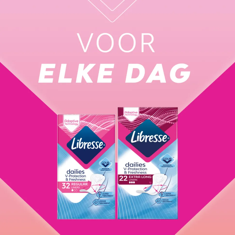 Libresse Regular Inlegkruisjes 32 stuks