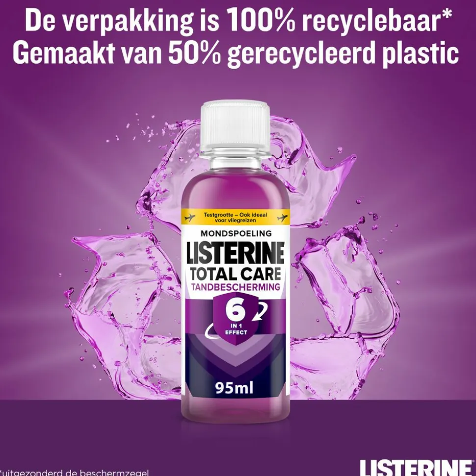 Listerine Mondwater Total Care Reisverpakking 95 ml
