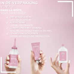 L'Oréal Casting Natural Gloss Semi-Permanente Haarkleuring 623 Nougat Donkerblond