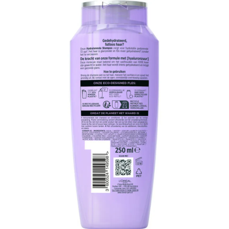 L'Oréal Elvive Hydra Hyaluronic Shampoo 250 ml