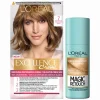 L'Oréal Excellence Crèmekleuring 7 Middenblond 1x & Magic Retouch Uitgroeispray Middenblond 1x 75 m Pakket