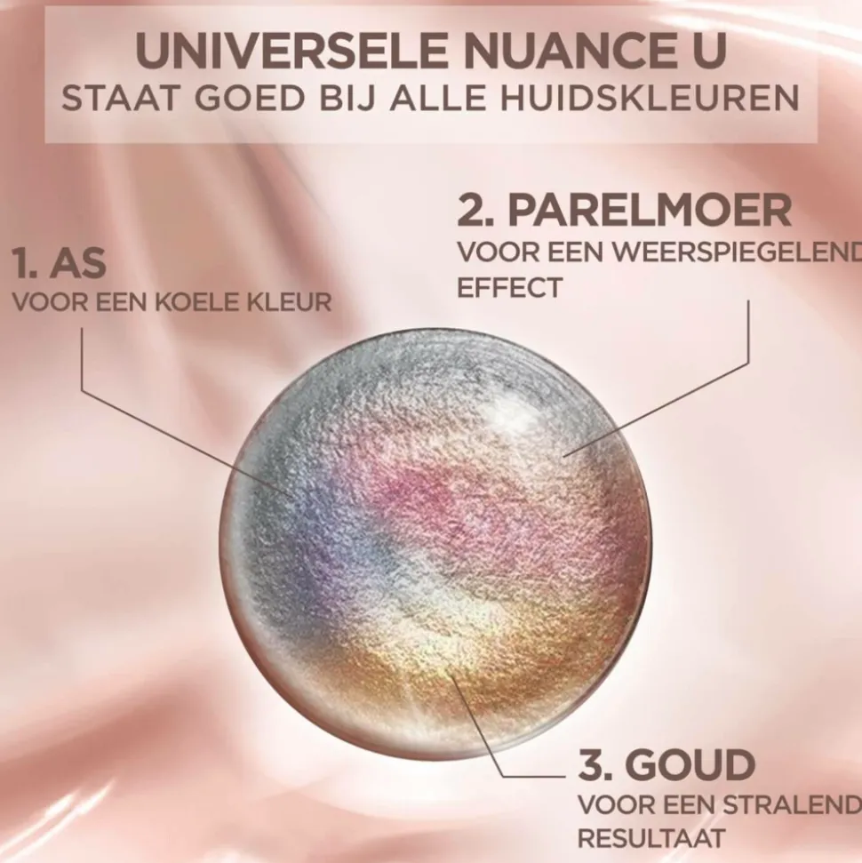L'Oréal Excellence Crème Universal Nudes Permanente Haarkleuring 7U Universeel Middenblond