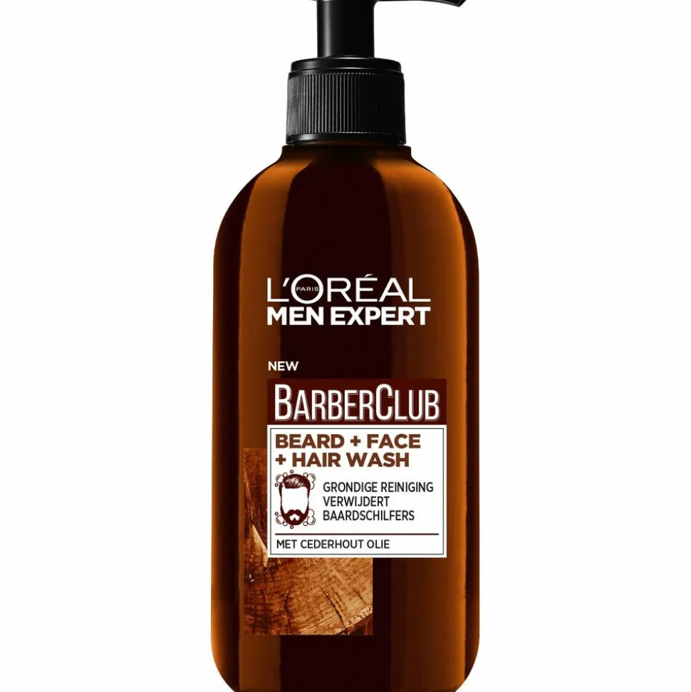 L'Oréal Men Expert BarberClub Baard Gezicht & Haar 3-in-1 Wash 200 ml