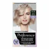 L'Oréal Préférence Cool Blondes Permanente Haarkleuring 8.12 Licht As Beigeblond