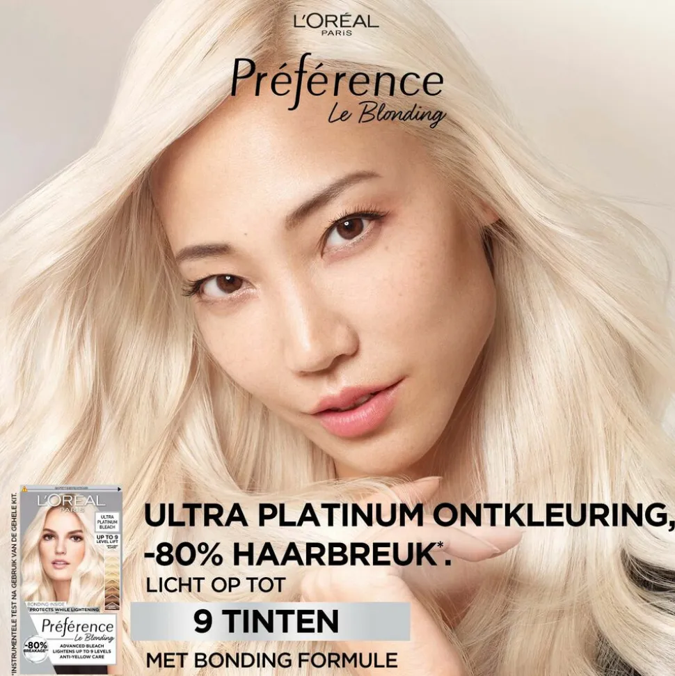 L'Oréal Préférence Le Blonding Ontkleuring Ultra Platinum - Platinum Blond