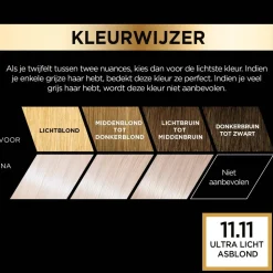 L'Oréal Préférence Le Blonding Permanente Haarkleuring 11.11 Helsinki - Ultra Licht Asblond