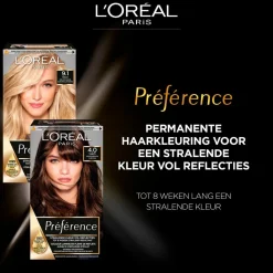 L'Oréal Préférence Permanente Haarkleuring 7.0 Middenblond