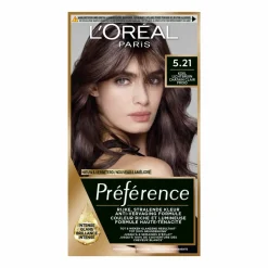 L'Oréal Préférence Permanente Haarkleuring 5.21 Koel Lichtbruin