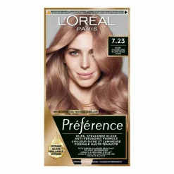 L'Oréal Préférence Permanente Haarkleuring 7.23 Rosegoud Blond