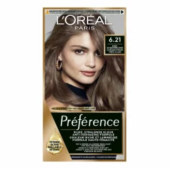 L'Oréal Préférence Permanente Haarkleuring 6.21 Zeer licht koel bruin