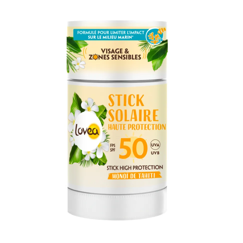 Lovea Sun Zonnebrand stick Face & Sensitive Areas High Protection SPF 50 40 gr