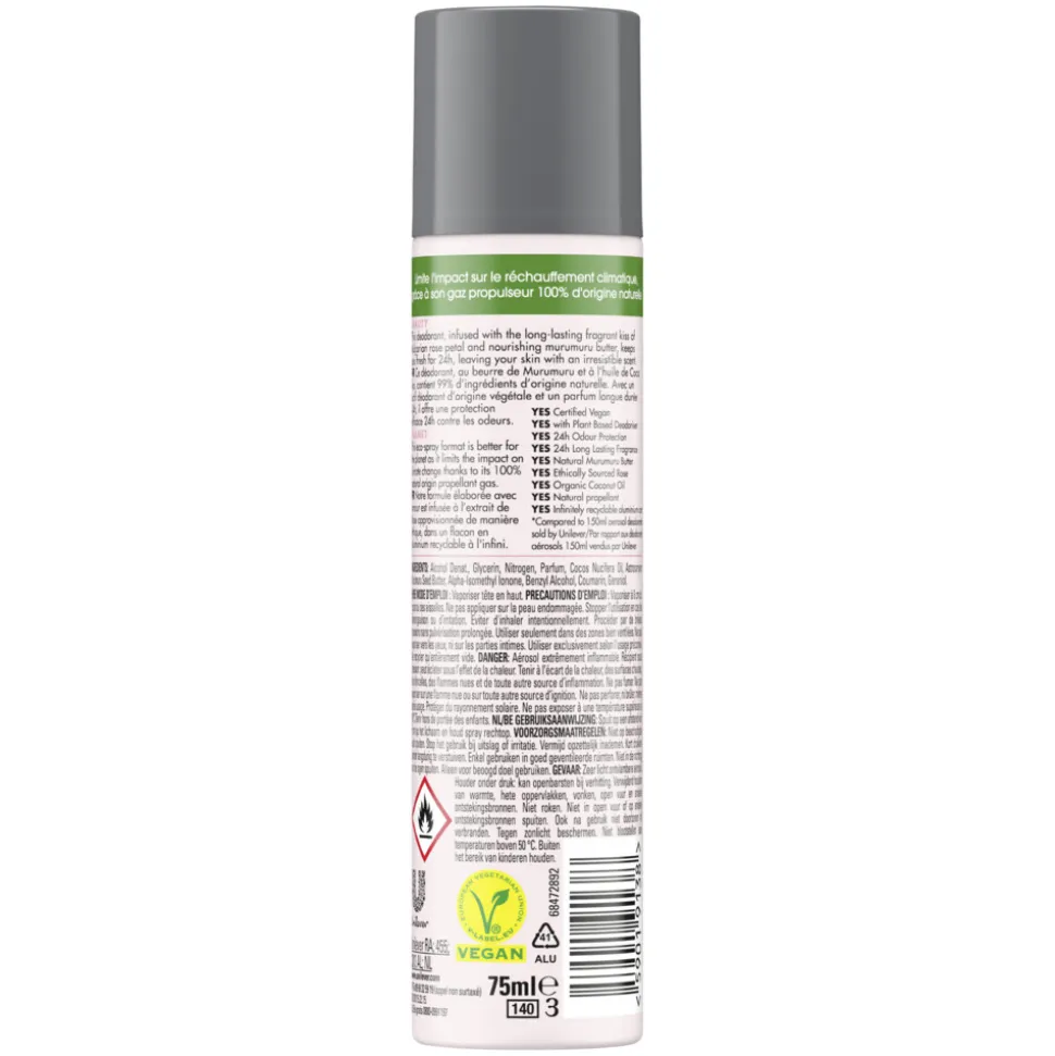 Love Beauty and Planet Deo Eco-Spray Pampering 75 ml