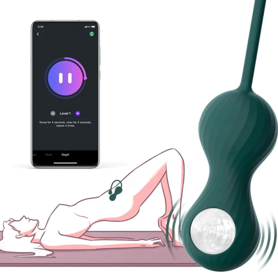 Magic Motion Crystal Duo Bekkenbodem Trainingsset App Bedienbare