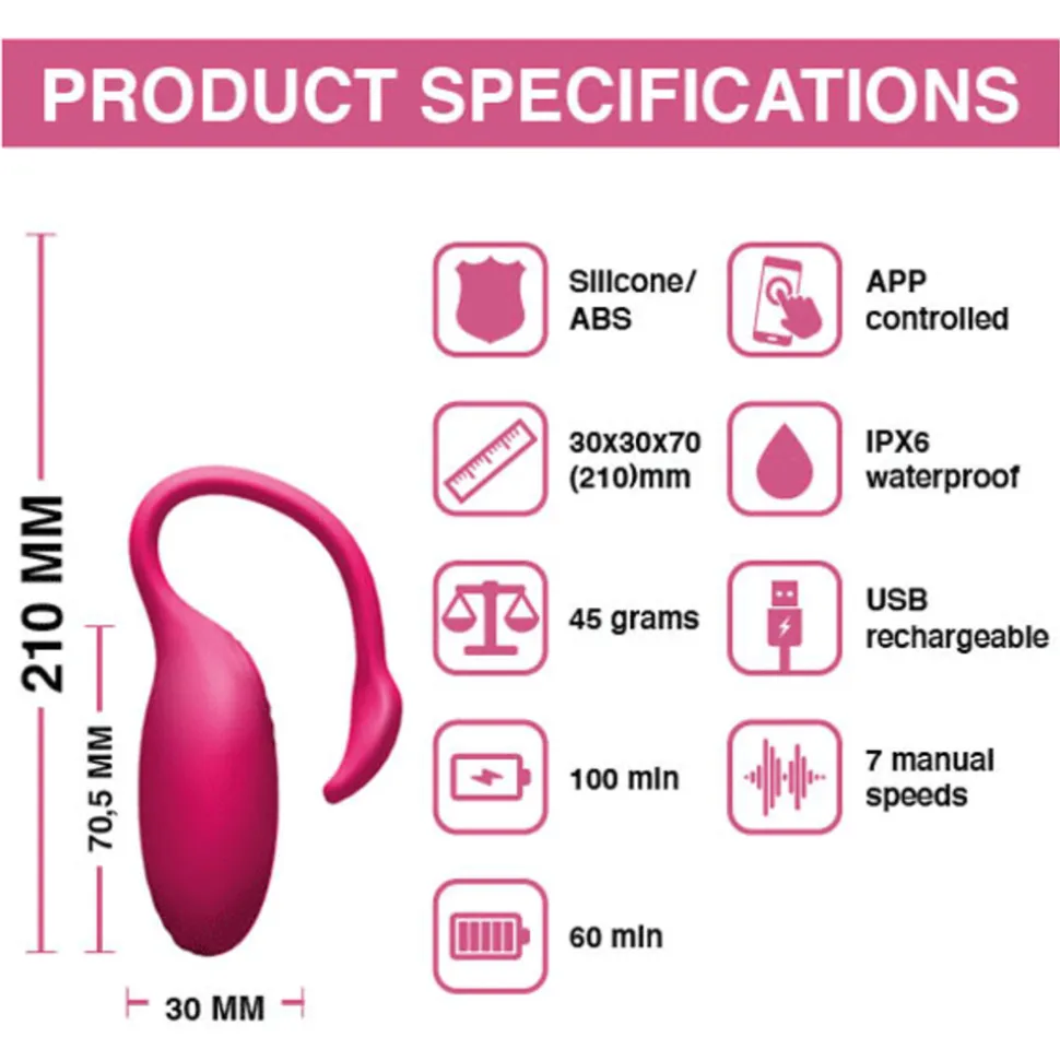 Magic Motion Flamingo Vibrerende Bullet App Bedienbare App Bedienbare