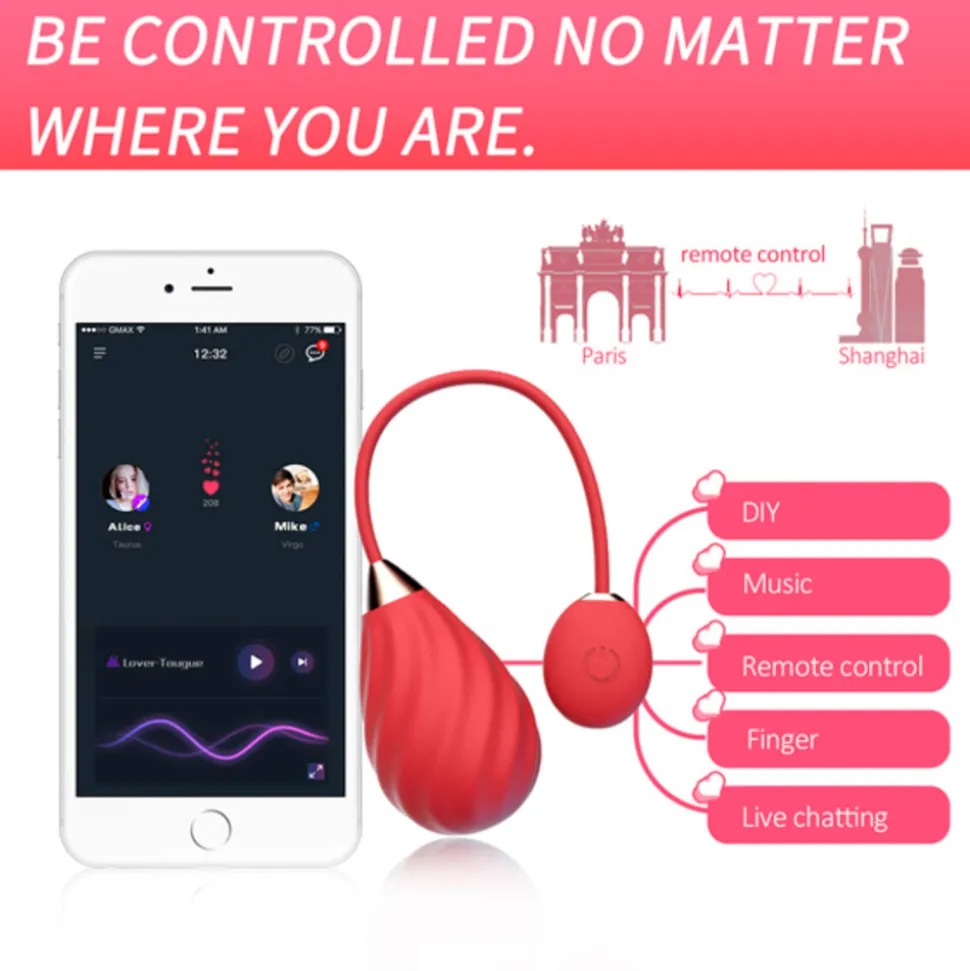 Magic Motion Vibratie Eitje App Bedienbare