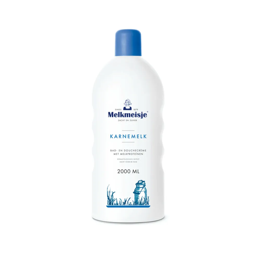 Melkmeisje Bad en Douche Crème Karnemelk 2000 ml