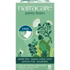 Natracare Inlegkruisjes Panty Liners Long Wrap 16 stuks