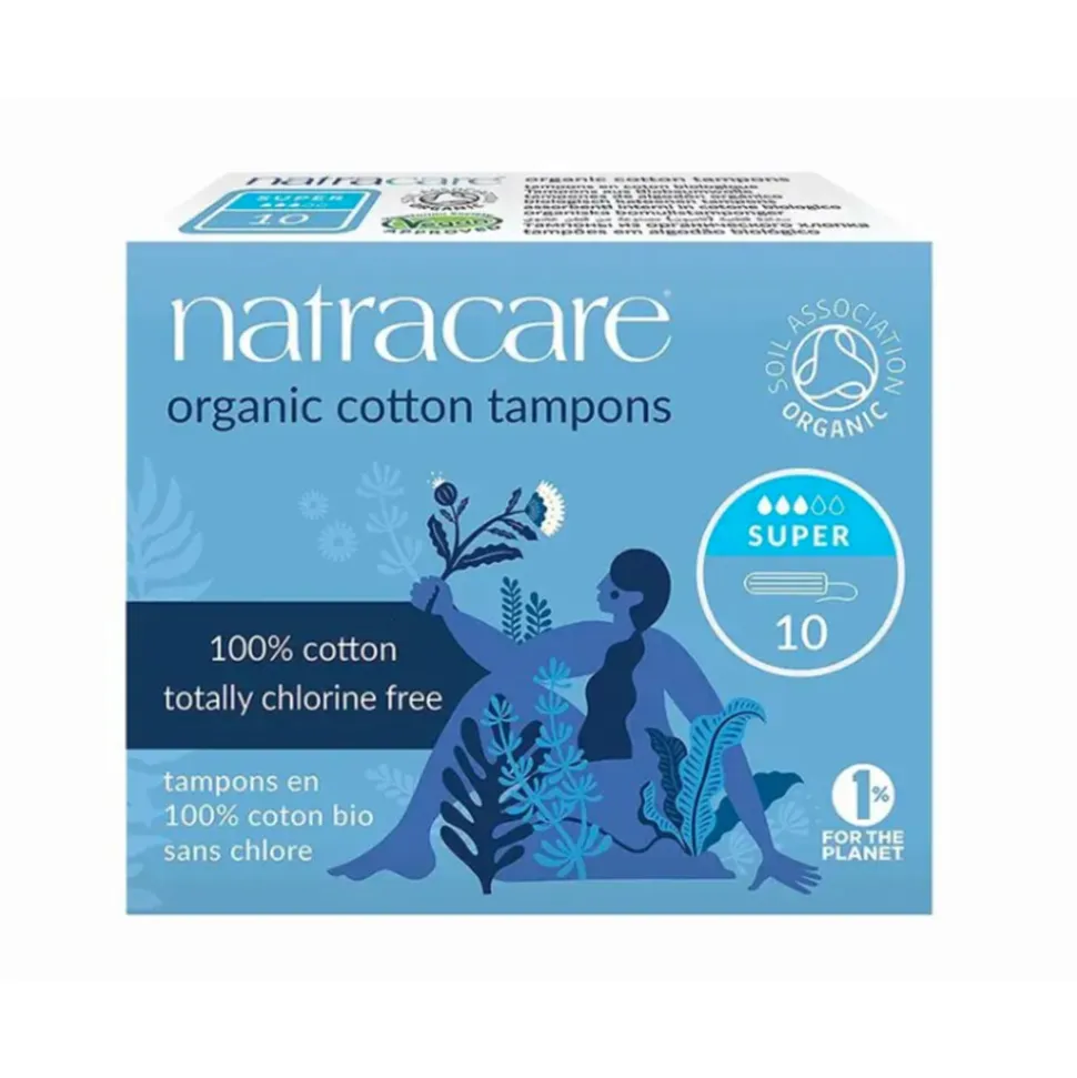 Natracare Tampons Katoen Super 10 stuks