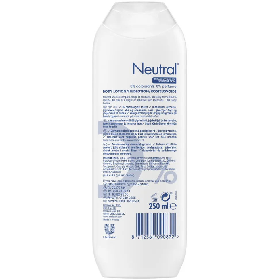 Neutral Bodylotion 0% 250 ml