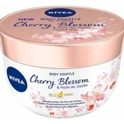 NIVEA Body Souffle Cherry Blossom en Jojoba Olie 200 ml