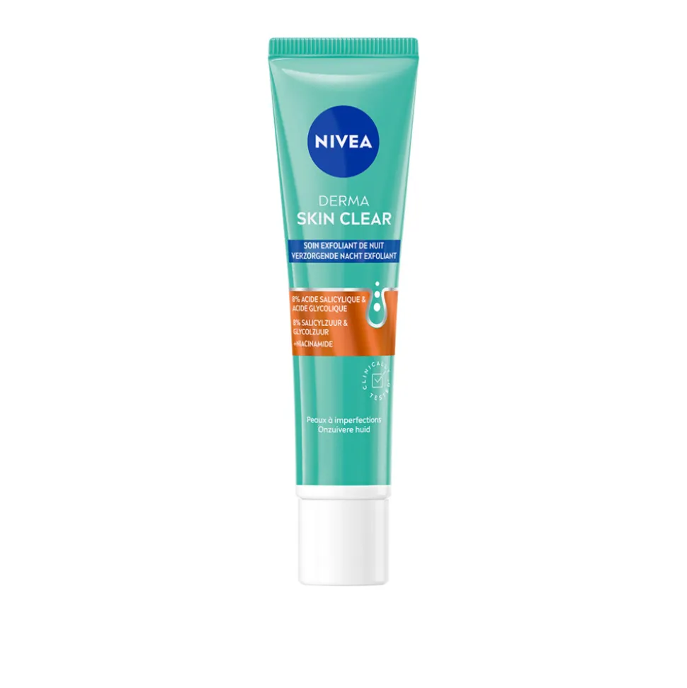 NIVEA Derma Skin Clear Nacht Exfoliant 40 ml