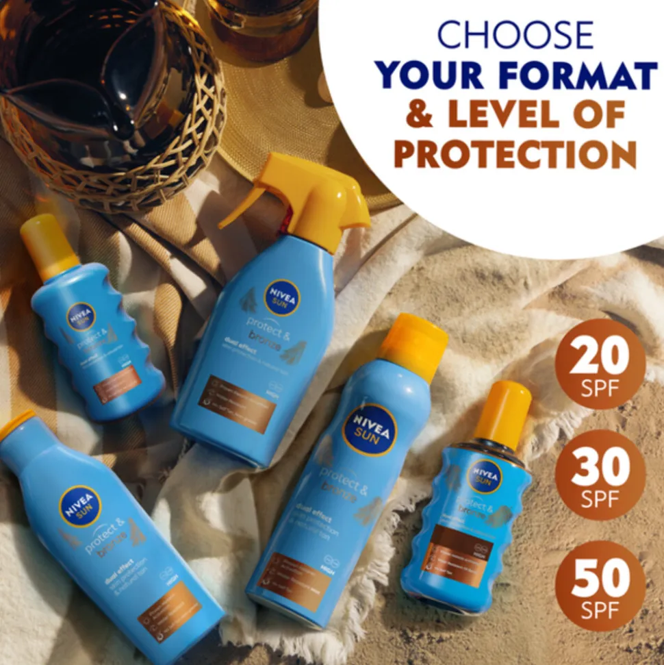 NIVEA Sun Protect & Bronze Zonnespray SPF 50 200 ml