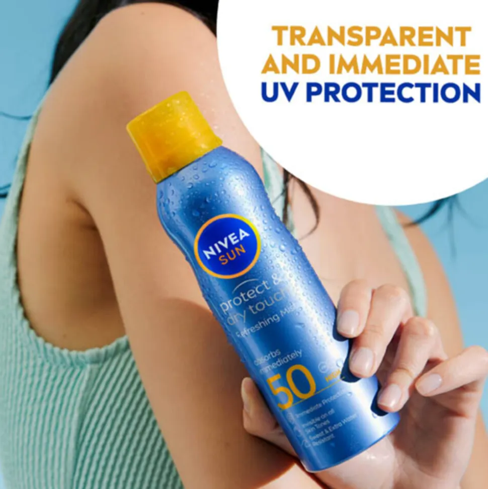 NIVEA Sun Protect en Dry Touch Verfrissende Vernevelende Spray SPF 50 200 ml