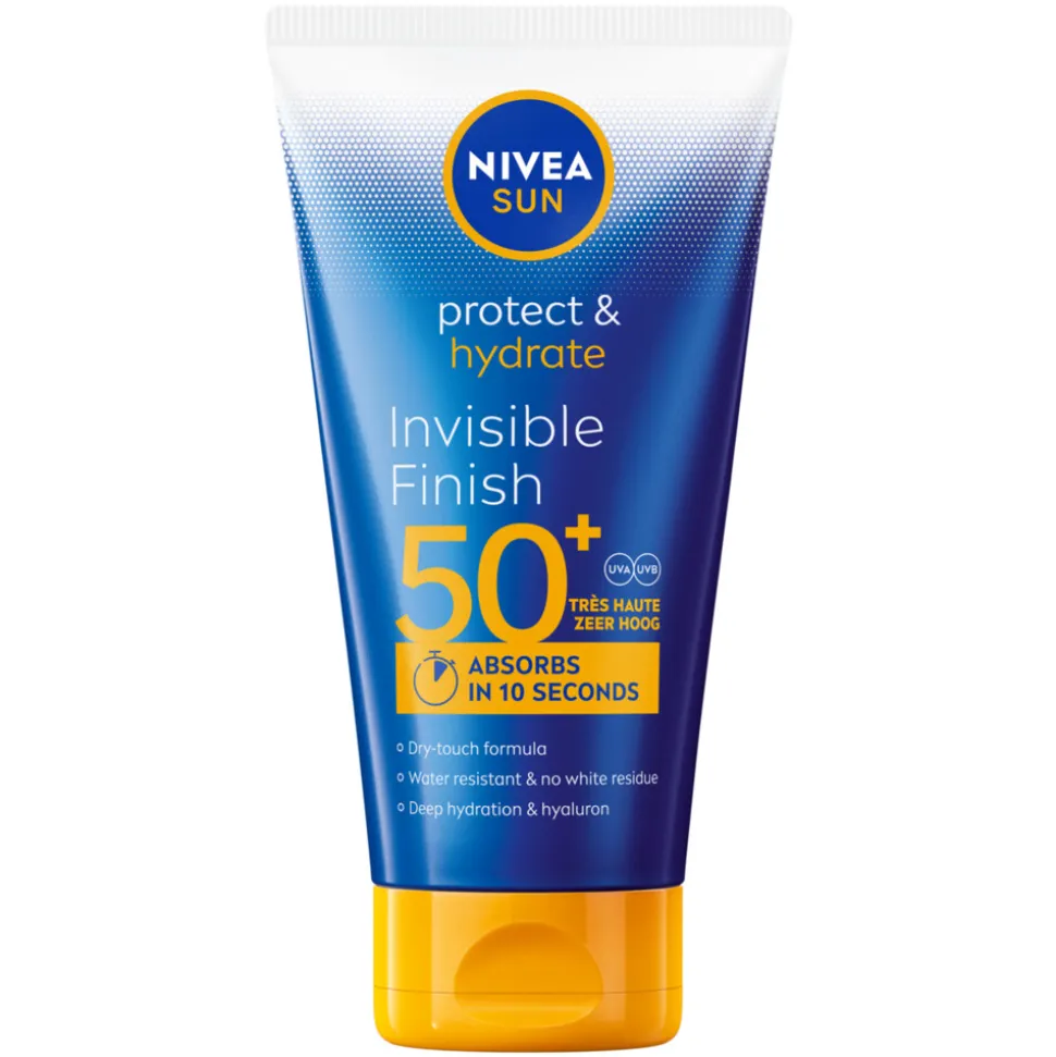 NIVEA Sun Protect & Hydrate Zonnecrème Invisible Finish SPF 50+ 150 ml