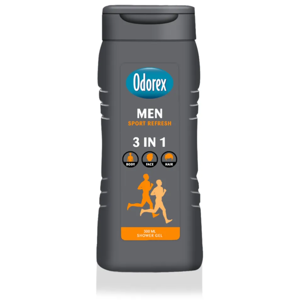 Odorex Douchegel For Men 3-in-1 Sport Refresh 300 ml