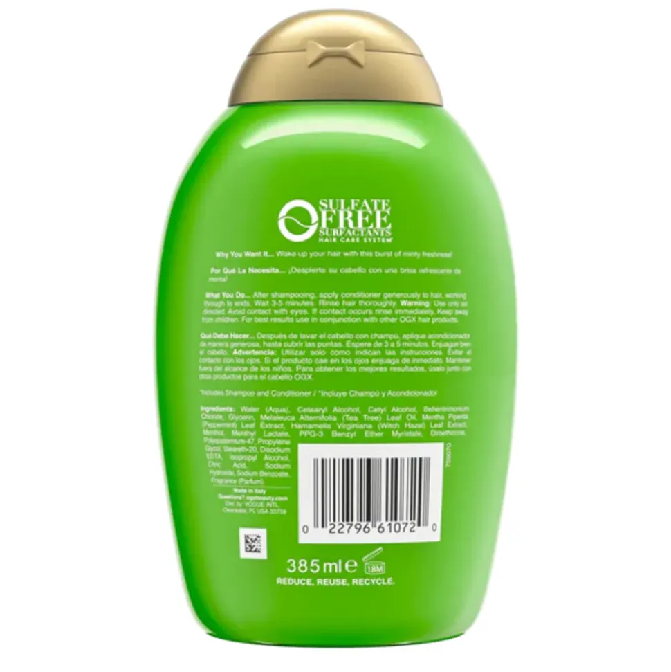 OGX Conditioner Tea Tree Mint Extra Strength 385 ml