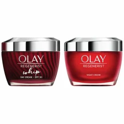 Olay Regenerist Whip Dagcrème SPF30 en Nachtcrème Pakket
