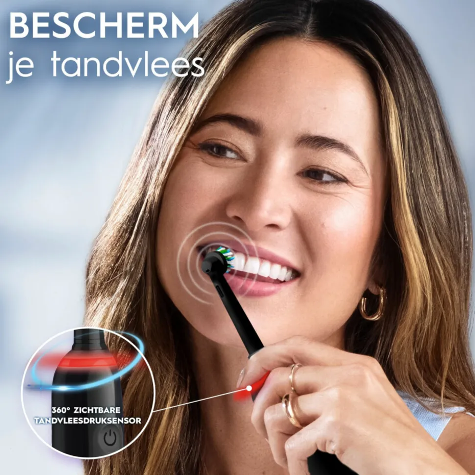 Oral-B Elektrische Tandenborstel Pro 3 3900 Duo Zwart & Roze 1 set