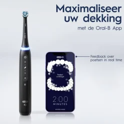 Oral-B Elektrische Tandenborstel iO 5 Duo Zwart & Wit 2 stuks